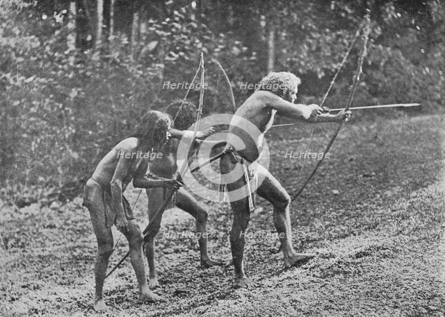 'Veddahs or Wild Men', c1890, (1910). Artist: Alfred William Amandus Plate.