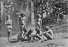 Veddahs or Wild Men c1890, (1910). Artist: Alfred William Amandus Plate