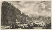 Veduta degli avanzi del Castro Pretorio nella Villa Adriana a Tivoli (View of the Remains ..., 1770. Creator: Giovanni Battista Piranesi