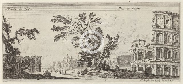 Veduta dei Coliseo, 1640-1660. Creator: Israel Silvestre.