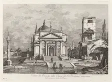 Veduta del Prospetto della Chiesa del SS. Redentore, 1742. Creator: Fabio Berardi