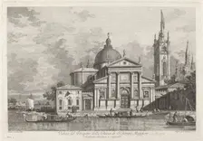Veduta del Prospetto della Chiesa di S. Giorgio Maggiore, 1742. Creator: Joseph Wagner