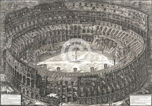Veduta dell'Anfiteatro Flavio detto il Colosseo, 1776. Creator: Giovanni Battista Piranesi.