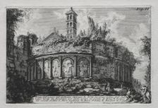 Veduta dellavanzo dellAnfiteatro Castranse. Creator: Giovanni Battista Piranesi (Italian, 1720-1778)