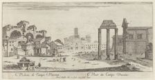 Veduta di Campo Vaccina, 1640-1660. Creator: Israel Silvestre