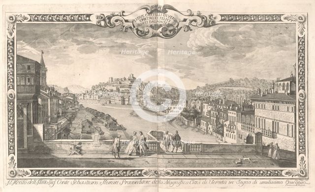 Vedute di Verona, 1747. Creators: Dionigi Valesio, Giovanni Antonio Urbani.