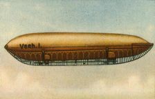 Veeh I airship, 1912, (1932). Creator: Unknown
