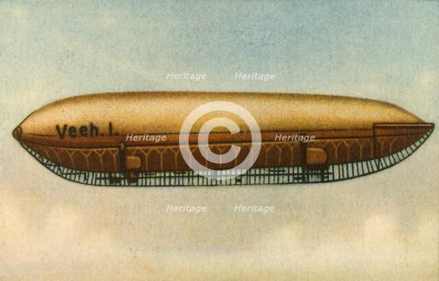 Veeh I airship, 1912, (1932).  Creator: Unknown.
