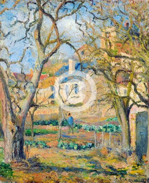Vegetable Garden, 1878. Artist: Pissarro, Camille (1830-1903)