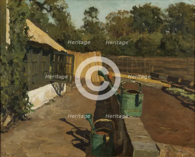 Vegetable Garden at Ewijkshoeve, 1895. Creator: Tholen, Willem Bastiaan (1860-1931).