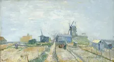 Vegetable Gardens at Montmartre, 1881. Artist: Gogh, Vincent, van (1853-1890)