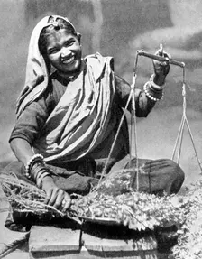 Vegetable seller, Jaipur, India, 1936