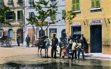 Vegetable sellers, Gibraltar, 1945