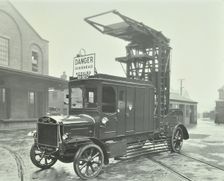 Vehicle used for overhead repairs by the London County Council, 1931