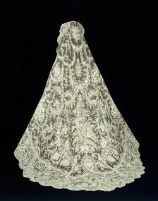 Veil with Russian Imperial Family Coat of Arms, Belgium, 1875/1900. Creator: Unknown