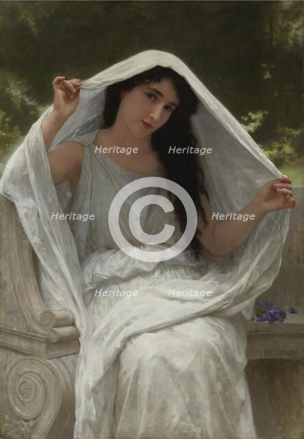 Veil. Artist: Bouguereau, William-Adolphe (1825-1905)