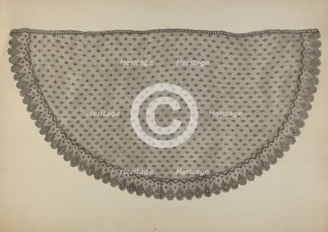Veil, c. 1939. Creators: Nancy Crimi, Marie Mitchell.