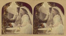 Veiled Bride, about 1865. Creator: London Stereoscopic & Photographic Co