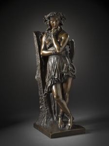 Velléda (image 1 of 2), 1839; cast 1844 (?). Creator: Etienne Hippolyte Maindron