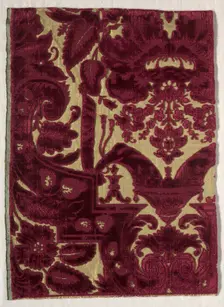 Velvet, 1600s - 1700s. Creator: Unknown