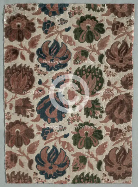 Velvet, 1600s. Creator: Unknown.
