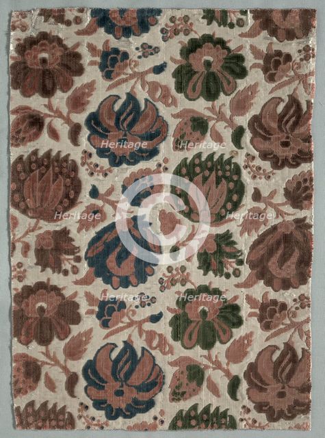 Velvet, 1600s. Creator: Unknown.