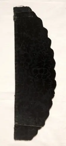 Velvet Cuffs, 1800s. Creator: Unknown