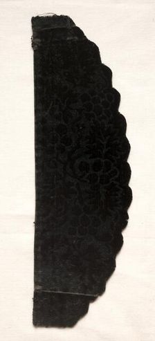 Velvet Cuffs, 1800s. Creator: Unknown
