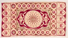Velvet Divan Cushion, 17th century. Creator: Unknown