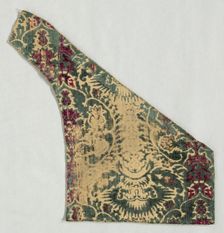 Velvet Fragment, 1400s. Creator: Unknown