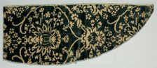 Velvet Fragment, 1400s. Creator: Unknown