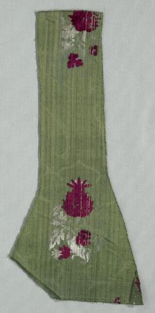 Velvet Fragment, 1440-1460. Creator: Unknown