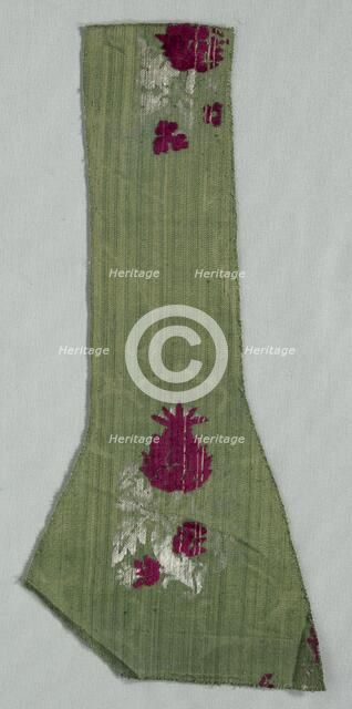 Velvet Fragment, 1440-1460. Creator: Unknown.