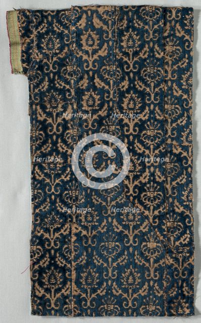 Velvet Fragment, 1500s-1600s. Creator: Unknown.