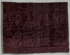 Velvet Fragment, 1500s. Creator: Unknown