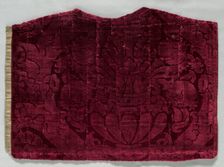 Velvet Fragment, 1500s. Creator: Unknown