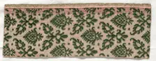 Velvet Fragment, 1500s. Creator: Unknown