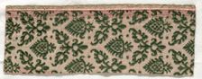 Velvet Fragment, 1500s. Creator: Unknown