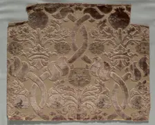 Velvet Fragment, 1500s. Creator: Unknown