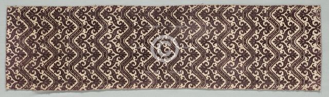 Velvet Fragment, 1600-1640. Creator: Unknown.
