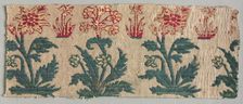 Velvet Fragment, 1600s. Creator: Unknown