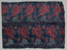 Velvet Fragment, 1375-1399. Creator: Unknown