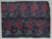 Velvet Fragment, 1375-1399. Creator: Unknown