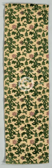 Velvet Fragment, early 1600s. Creator: Unknown.