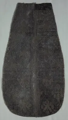 Velvet Fragment, late 1500s. Creator: Unknown