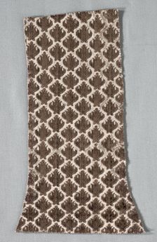 Velvet Fragment, late 1500s - early 1600s. Creator: Unknown