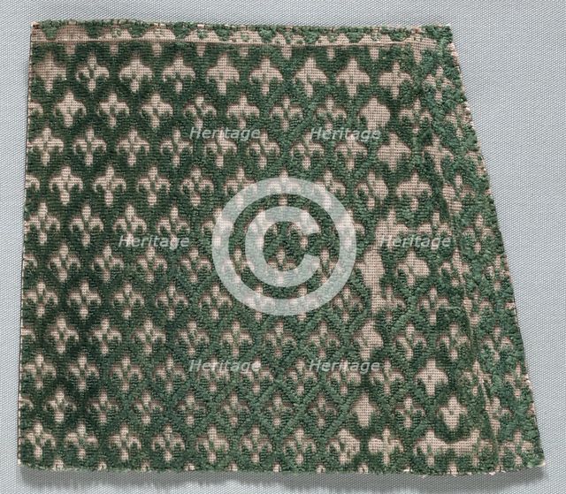 Velvet Fragment, late 1500s - early 1600s. Creator: Unknown.