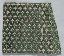 Velvet Fragment, late 1500s - early 1600s. Creator: Unknown