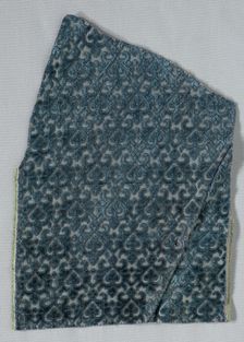 Velvet Fragment, late 1500s - early 1600s. Creator: Unknown