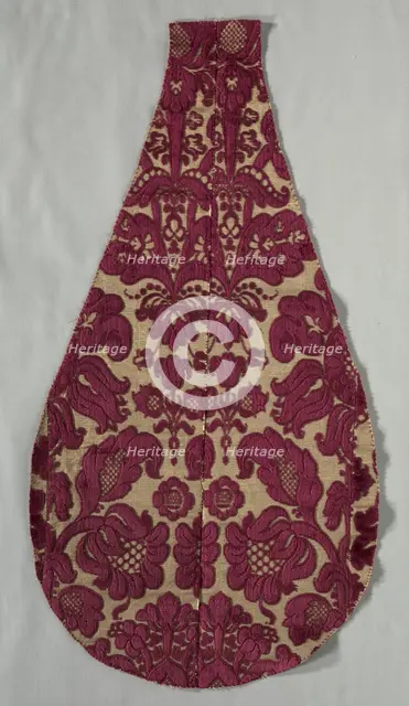 Velvet Fragment, late 1600s. Creator: Unknown.
